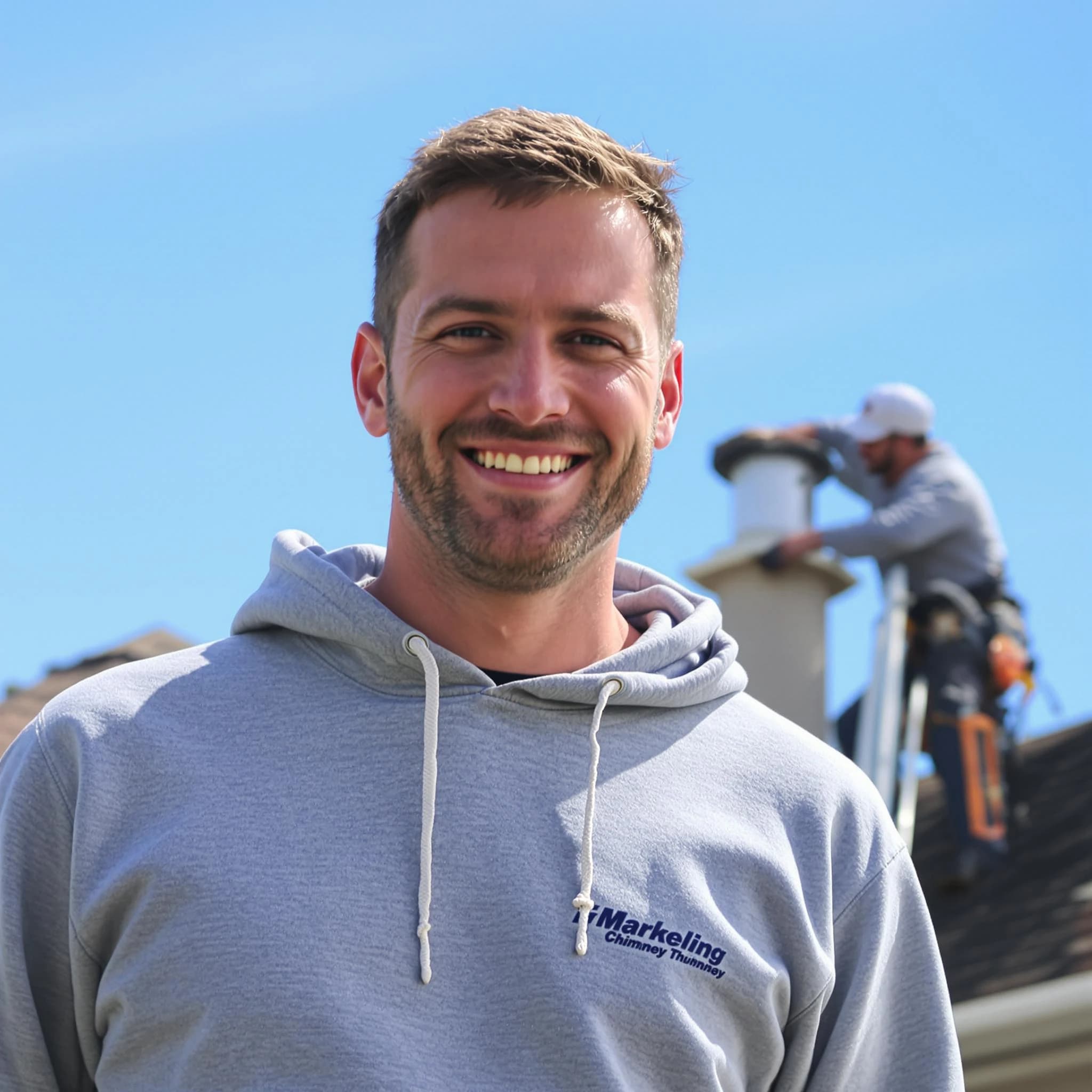 The Roy Chimney Sweep team.