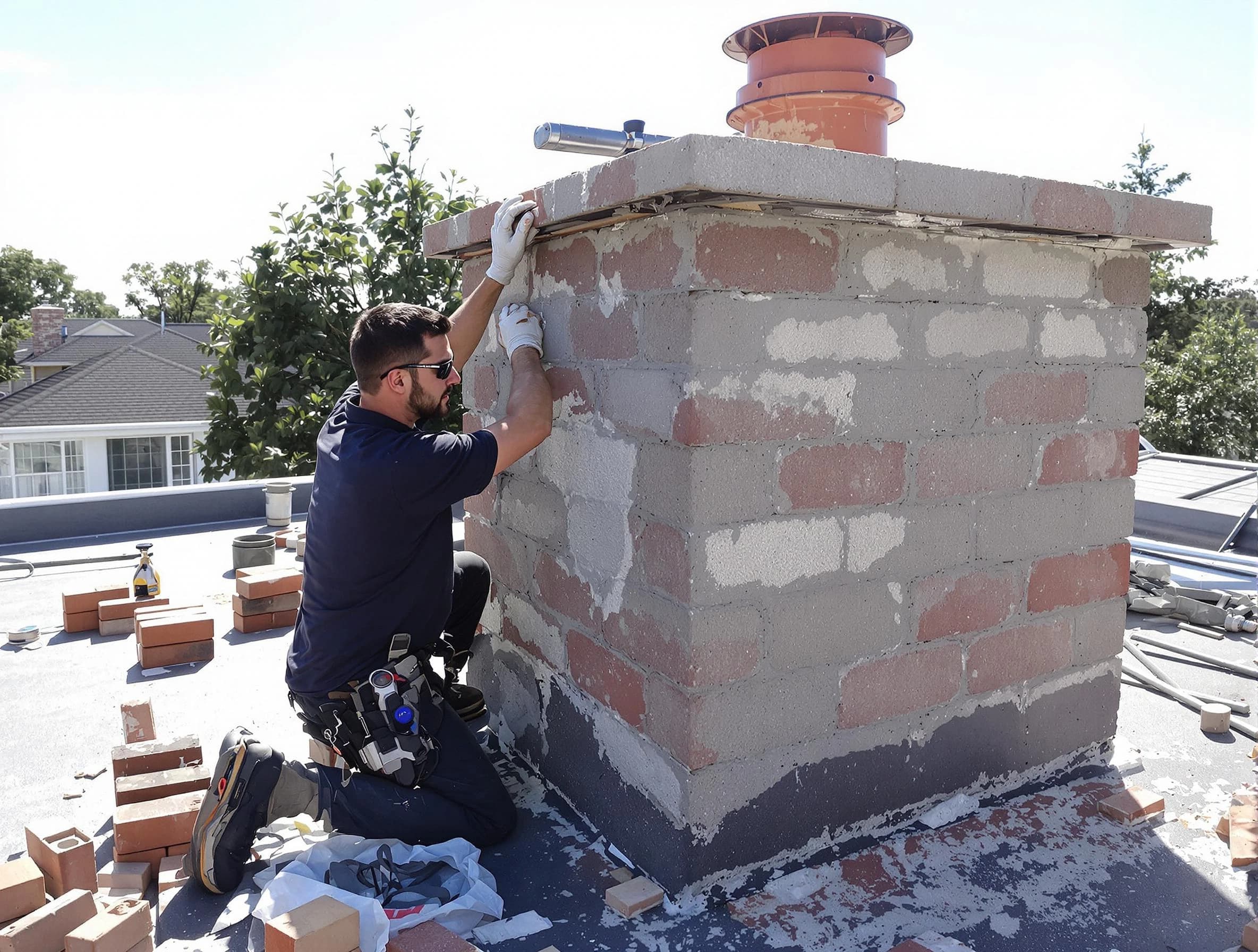 Advanced chimney repair process by Roy Chimney Sweep in Roy, UT