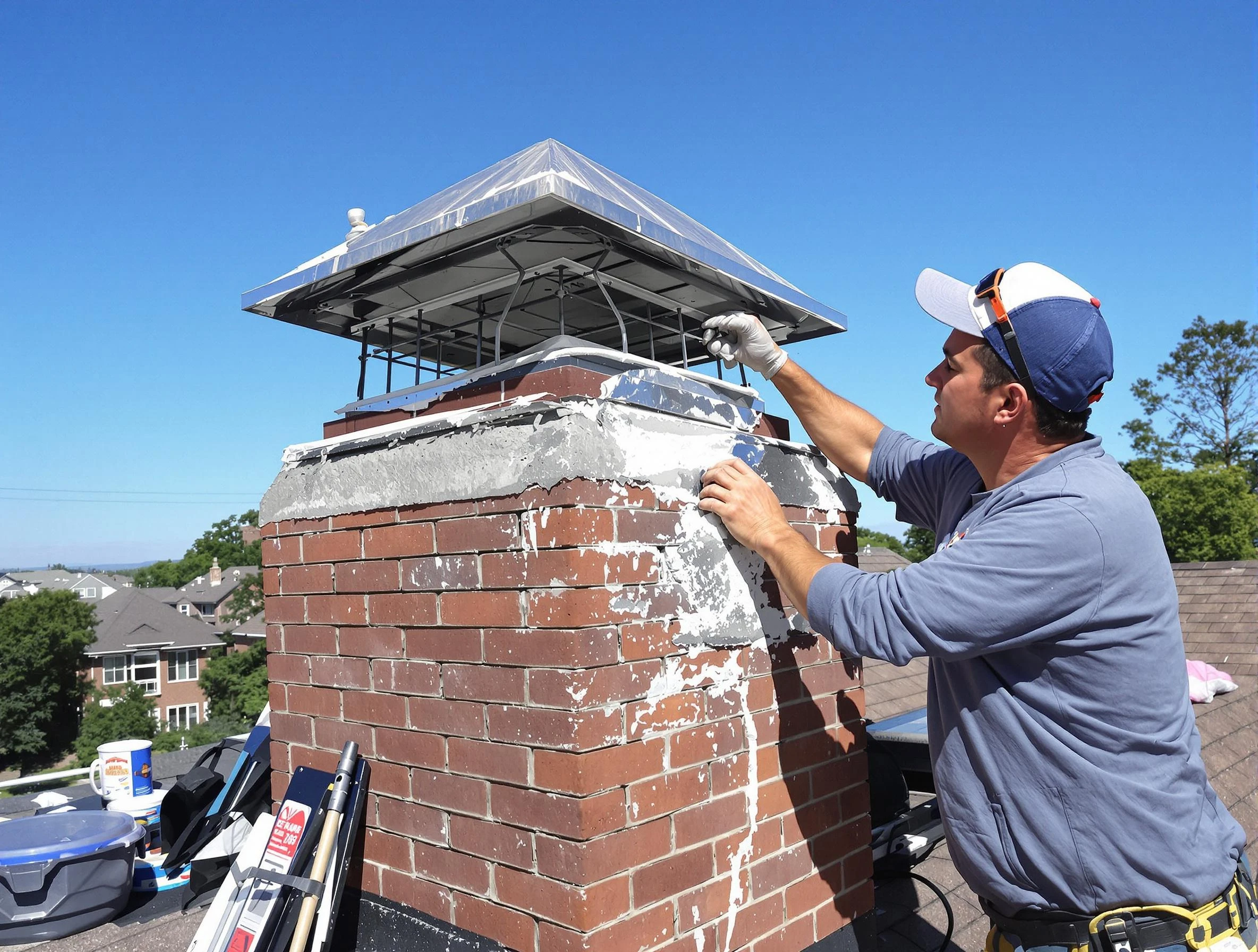 Chimney Crown Services in Roy