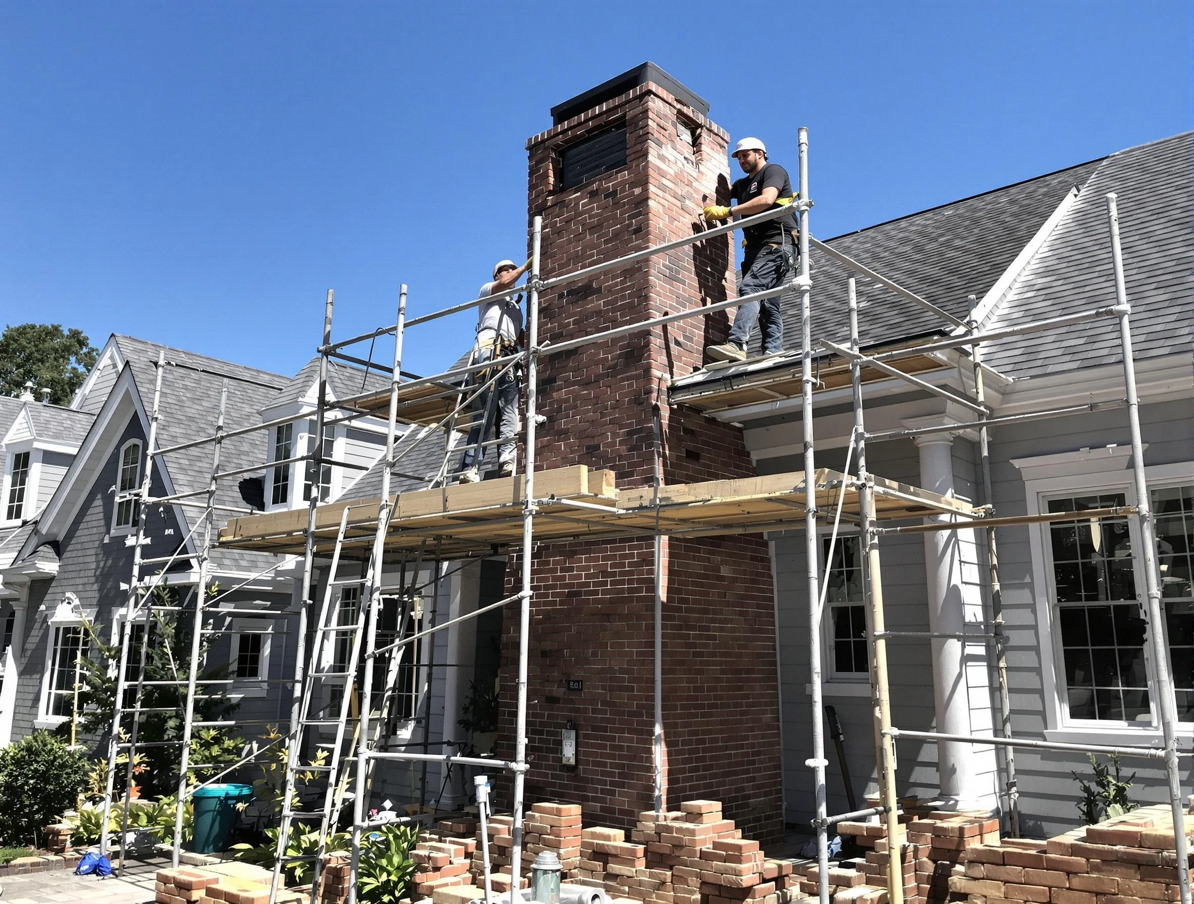 Chimney Rebuilding in Roy